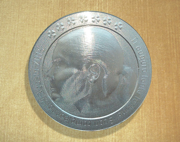 Moneda con imagen 3d personalizada