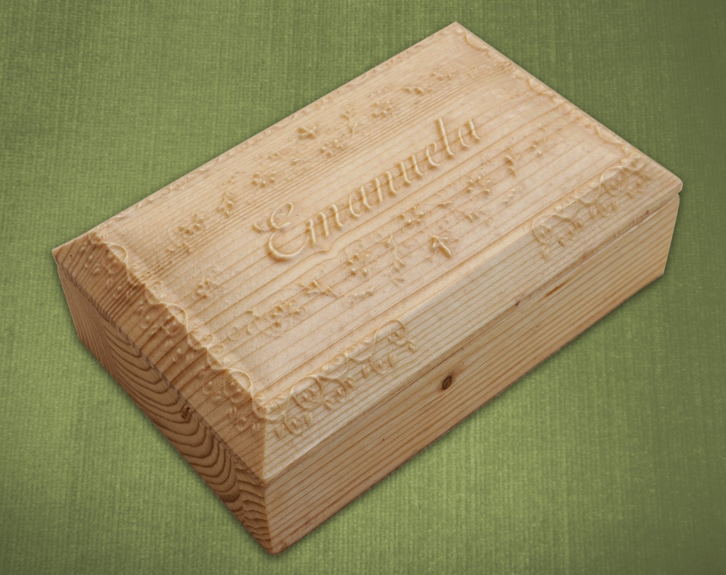 Scatola in legno personalizzata - Arti&Inventive