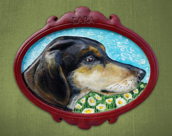 Hand-painted 3D portrait of your pet