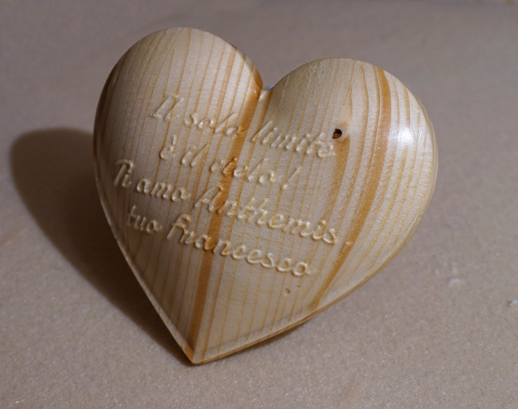 Cuore in legno personalizzato - Arti&Inventive