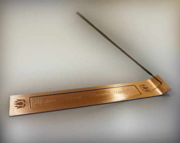 Personalized copper incense holder