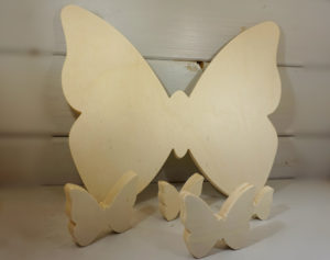 Forma farfalla legno compensato personalizzata