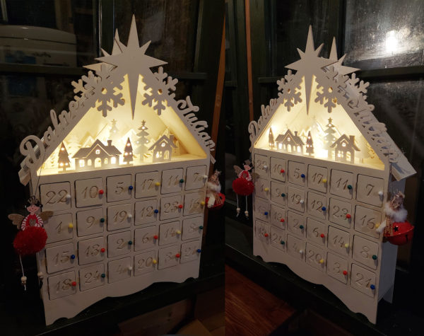 Personalized wooden advent calendar