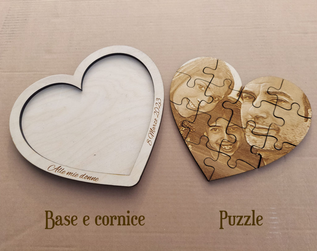 Puzzle in legno con stampa personalizzata - Arti&Inventive