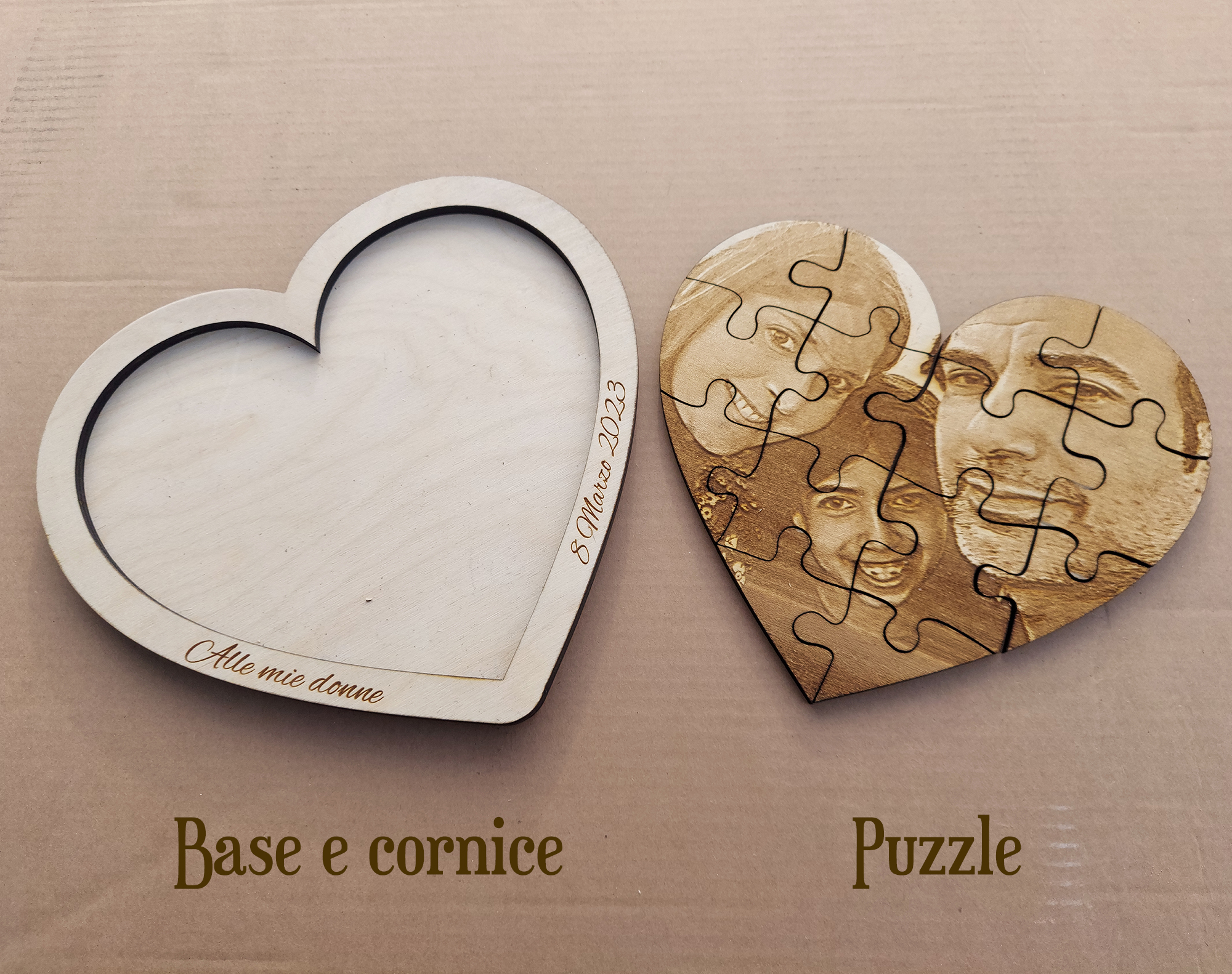 Puzzle in legno con stampa personalizzata Arti&Inventive - Main Image