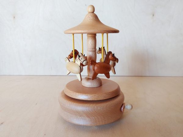 Carillon In Legno Di Betulla Con Incisione Laser “La Vie En Rose” – Personalizzabile, Fatto A Mano Negli USA