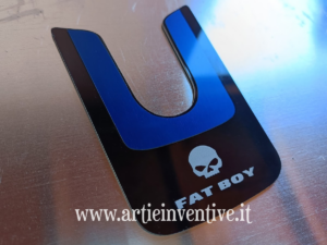 Medaglione serbatoio personalizzato harley fat boy sport glide